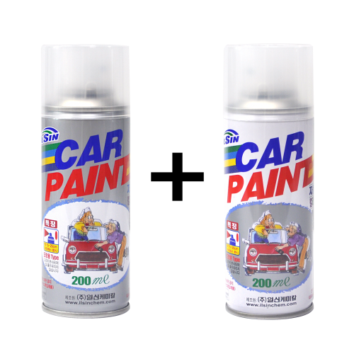 일신 현대 PKW 퓨어화이트 스프레이 페인트 + 투명스프레이 200ml 13,800원