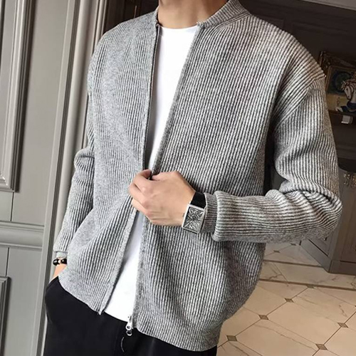 더플로우 남성용 슬림핏 투웨이 지퍼 기본 니트 가디건 27,010원