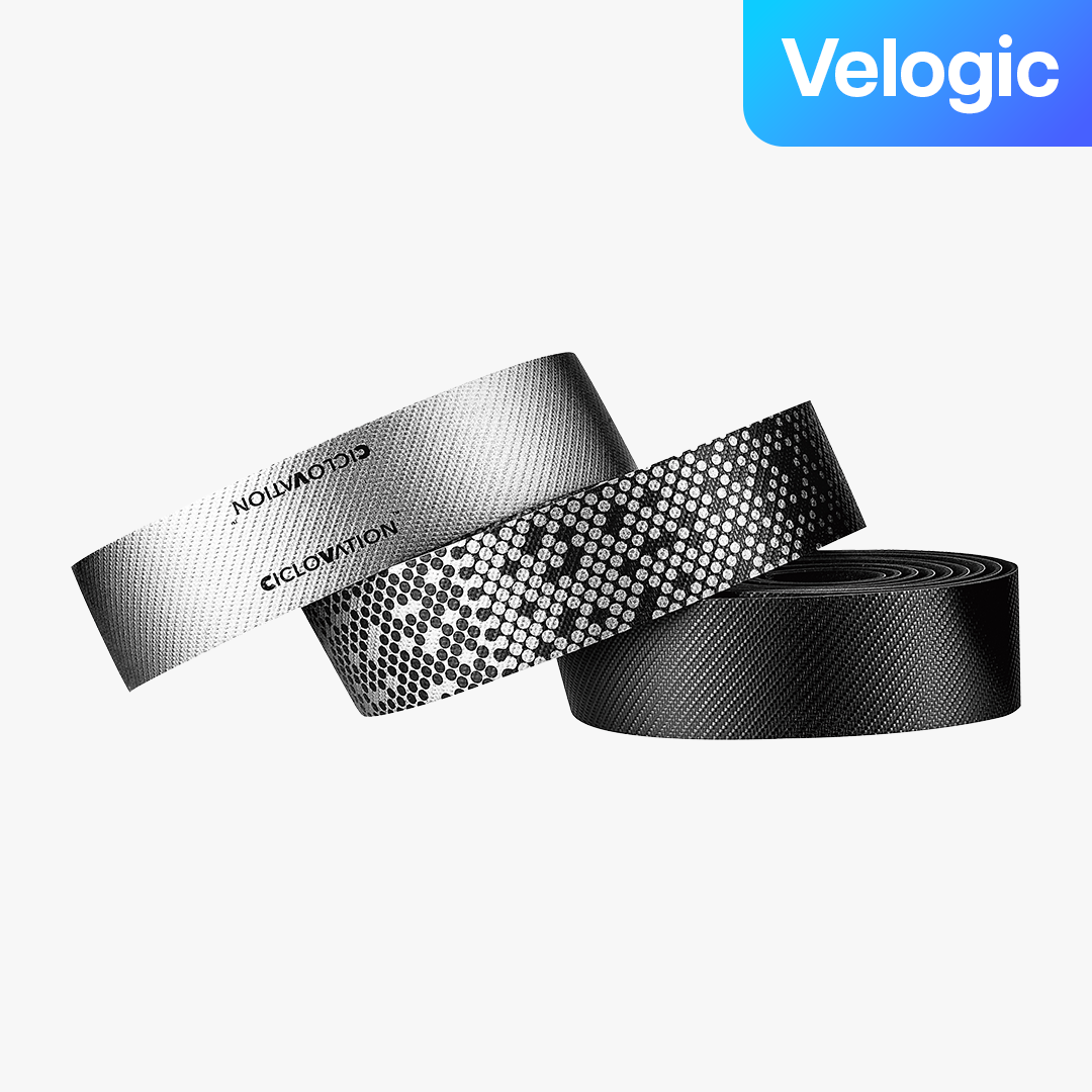 시클로베이션 어드밴스드 시텍스 샤이닝 메탈릭 자전거 핸들바 테이프, 1개, 블랙+메탈릭 실버 50,000원