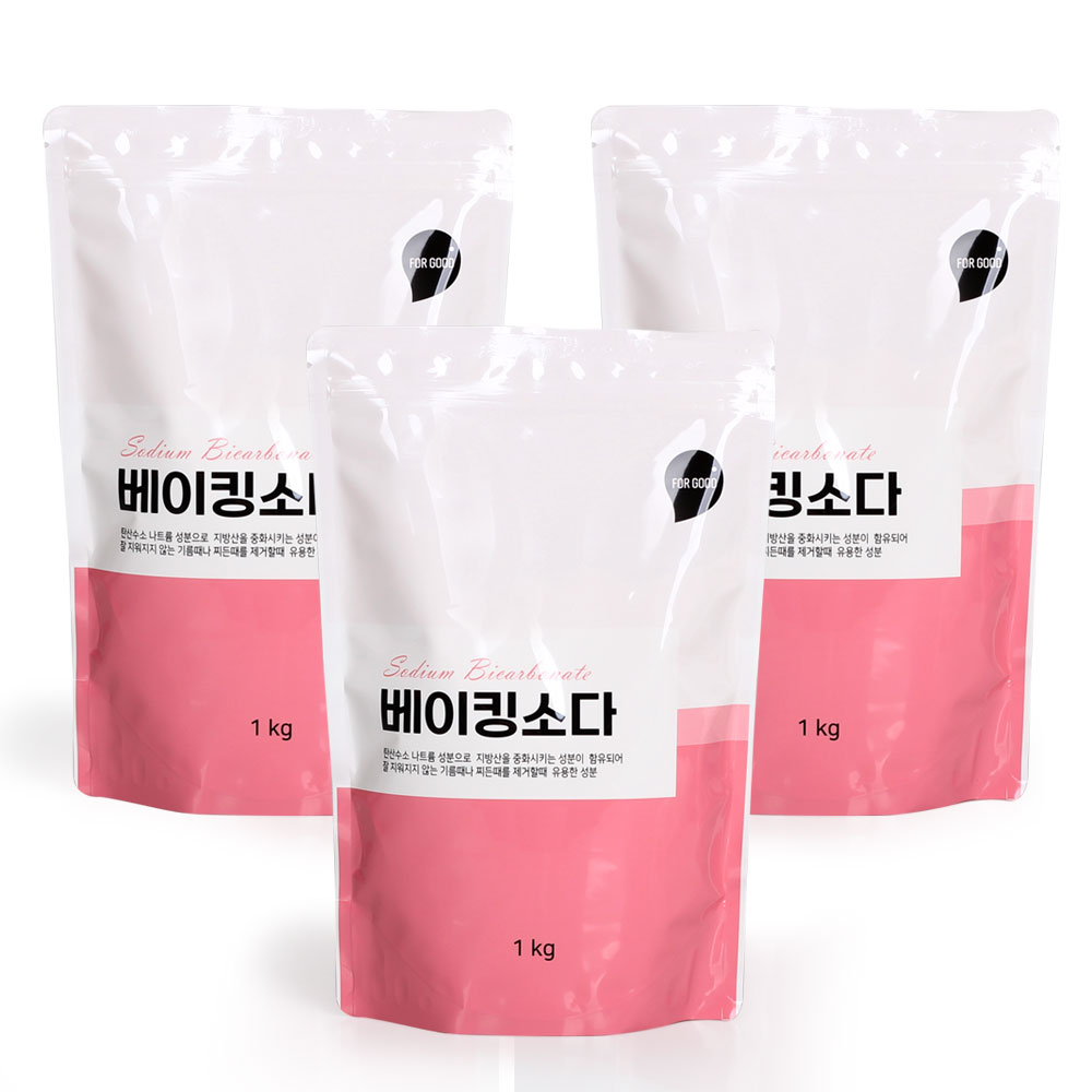 퍼굿 베이킹소다 리필형, 1kg, 6개 14,500원