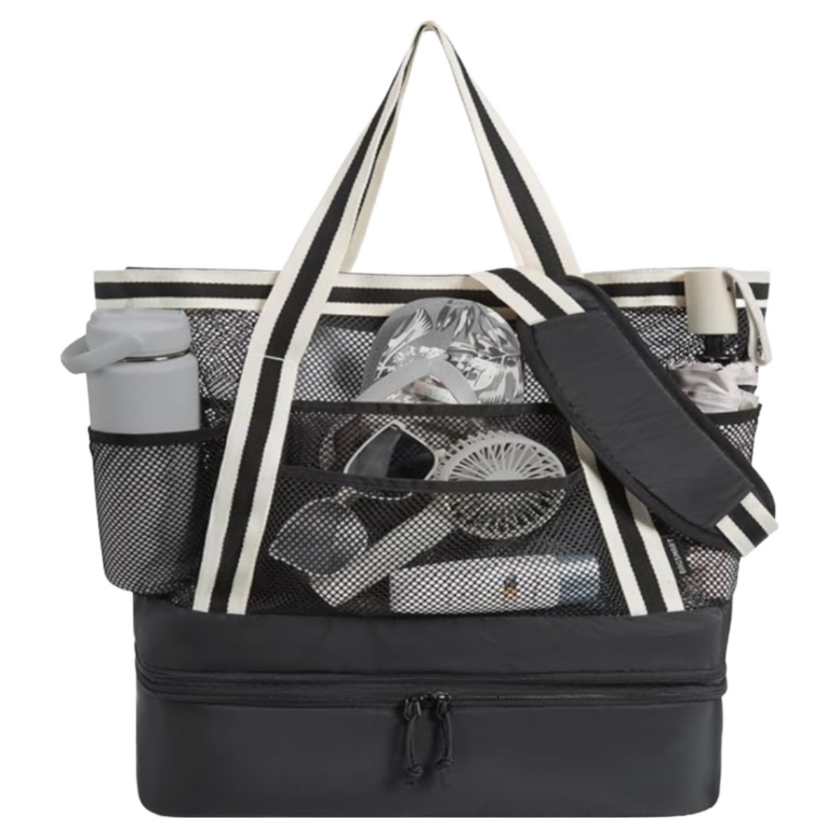 투인원 대형 보냉 쿨러백 메시 비치백 39,000원