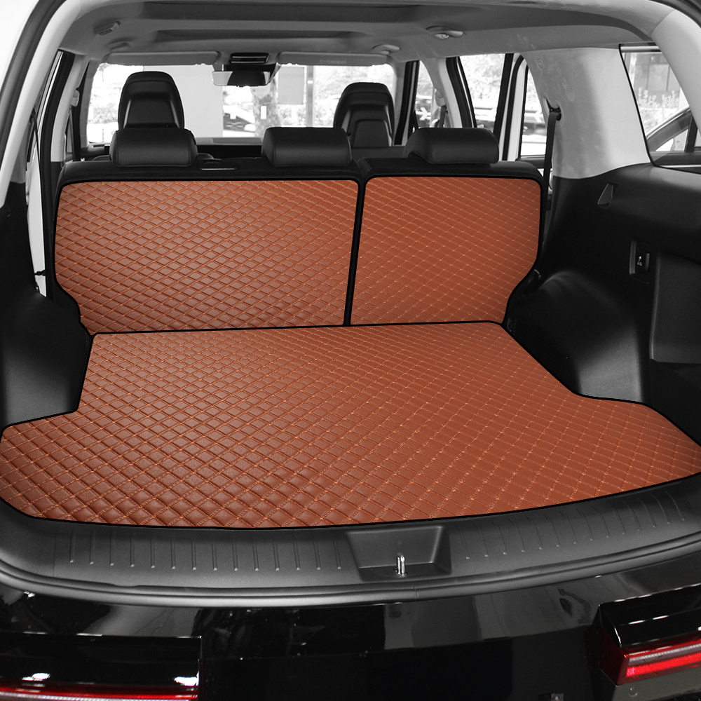 지엠지모터스 퀼팅가죽 현대 디 올 뉴 싼타페 5인승 2024년형 차량용 2열등받이 + 트렁크 매트 세트, 컨텐츠 참조, 브라운 43,400원