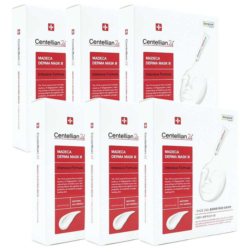 [동국제약] 센텔리안24 마데카 더마마스크팩3 인텐시브 포뮬러, 10개입, 6개 47,400원