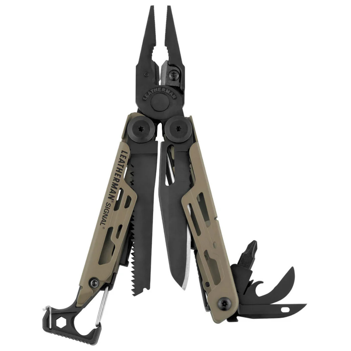 레더맨 (Leatherman) 시그널 코요테 탄 19-in-1 멀티툴, Coyote Tan, 1개 292,100원