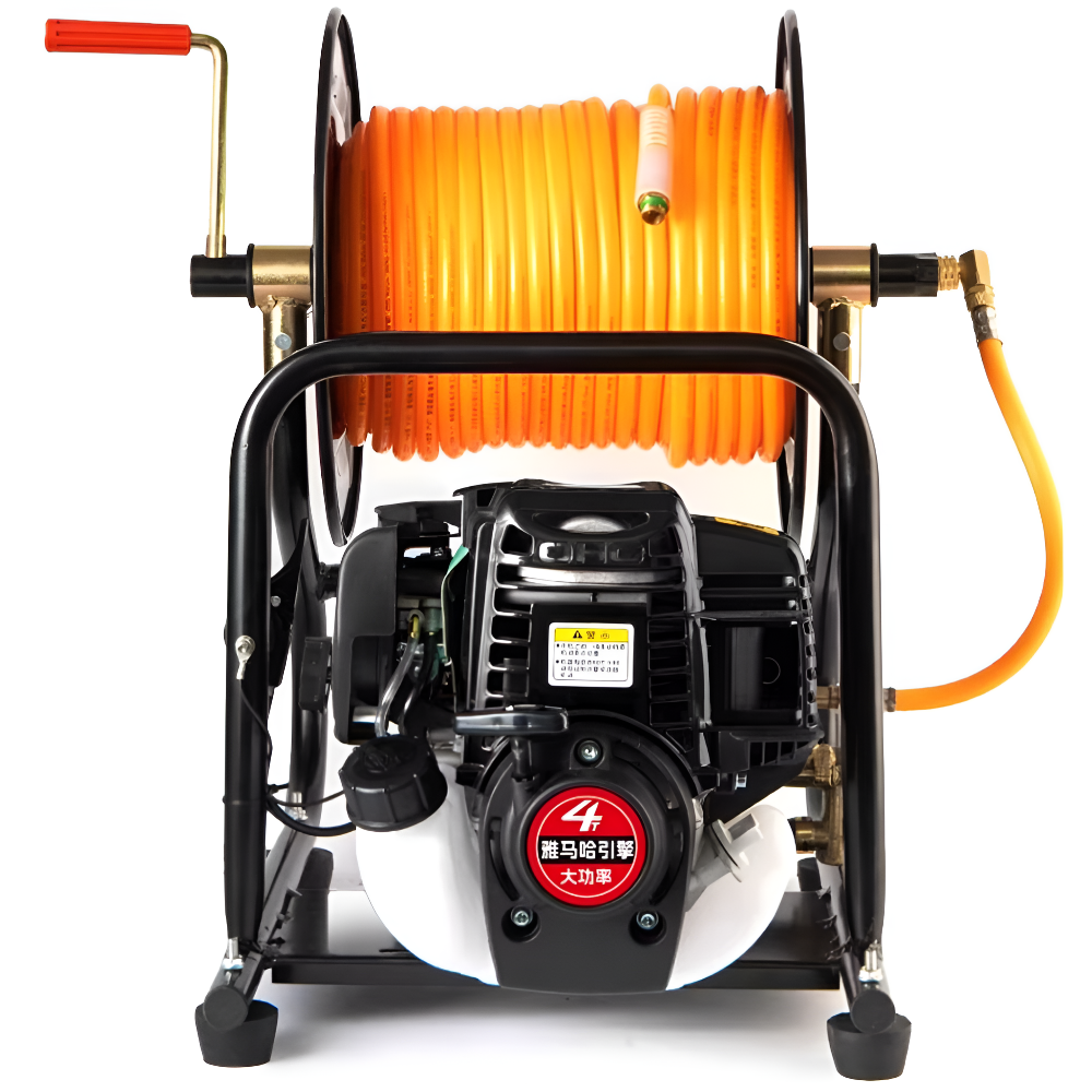 4행정 구리스 윤활이 필요없는 고압 엔진 동력 분무기 살수기 세척기 세차기, JY150 (50M호스포함), 1개 258,000원