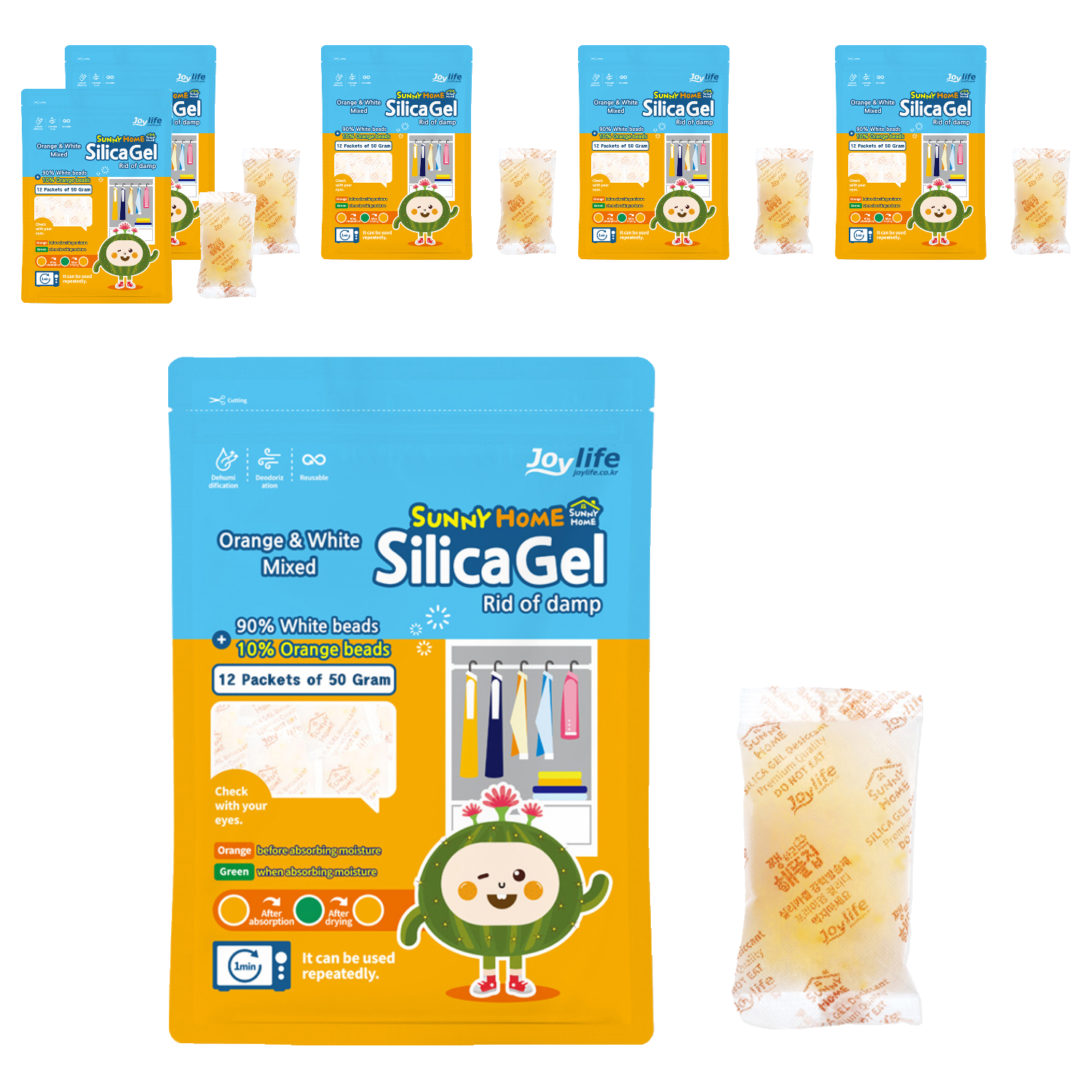 쨍하고해뜰집 믹스겔 습기제거제 B타입 12p, 6개 66,000원