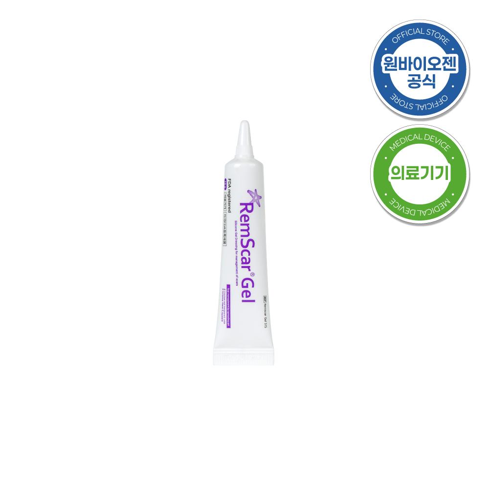 [원바이오젠 본사 출고] 렘스카 겔 Remscar Gel 15g 흉터관리 저자극성 켈로이드 여드름 흉터, 1개 26,900원