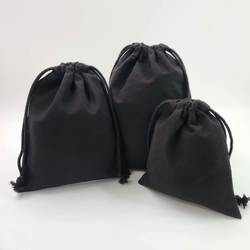 국내제작 공장직영 국산 13x16 검정 더스트백 면 화장품파우치 스트링 주머니 7,800원