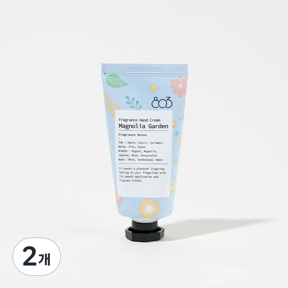 803 프레그런스 매그놀리아 가든 핸드 크림 향기 오래가는 촉촉한 핸드크림, 2개, 50ml 8,000원