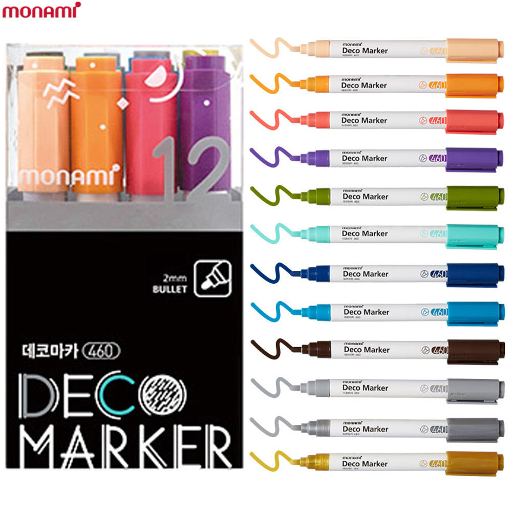 [모나미] 데코마카 460 B 12색세트 2.0mm 12,000원