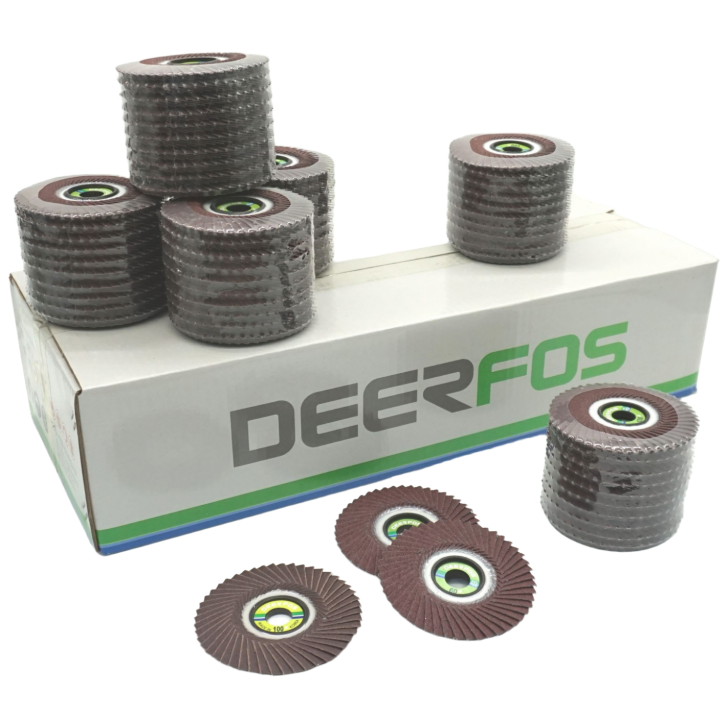 디어포스 날개사포 4인치 휠페파 해바라기페파 휠페이퍼, 100개 69,000원