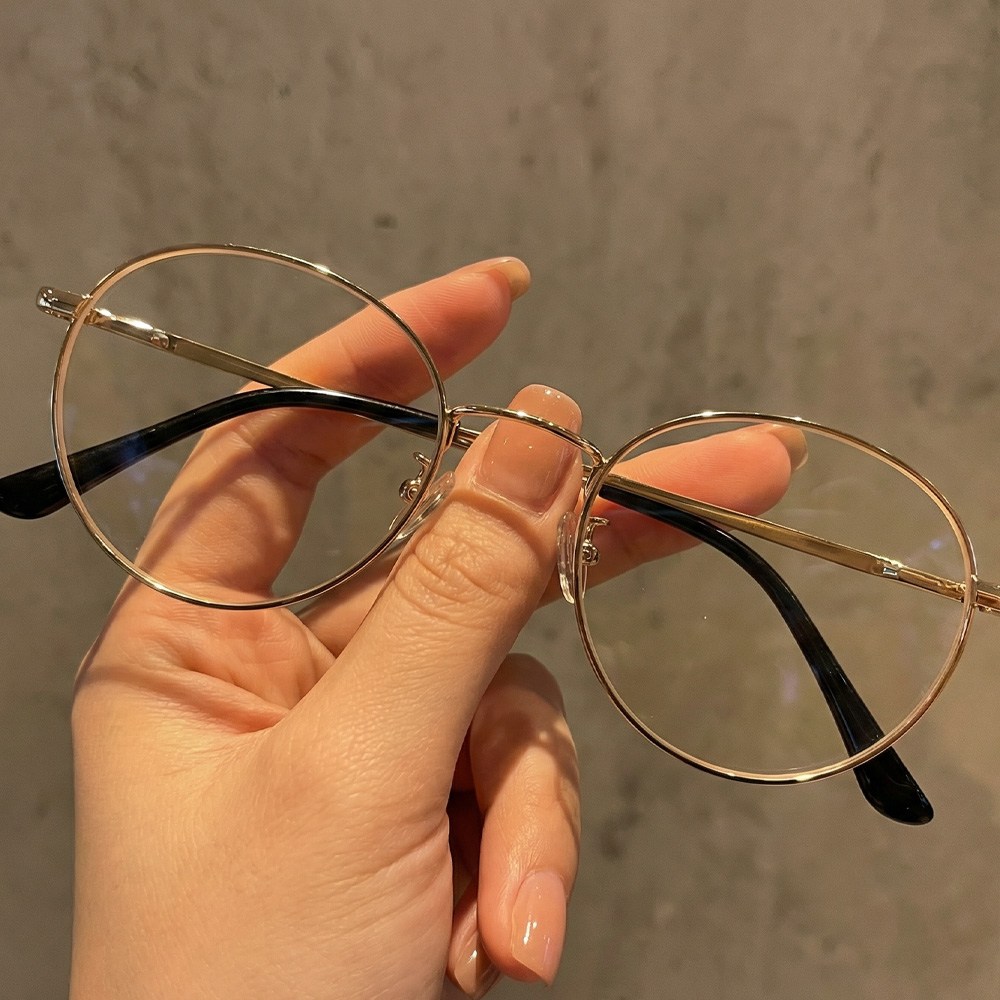 유리까 7g 초경량 베타티타늄 동글이 수제 안경 데일리 블루라이트 차단 렌즈 35,300원