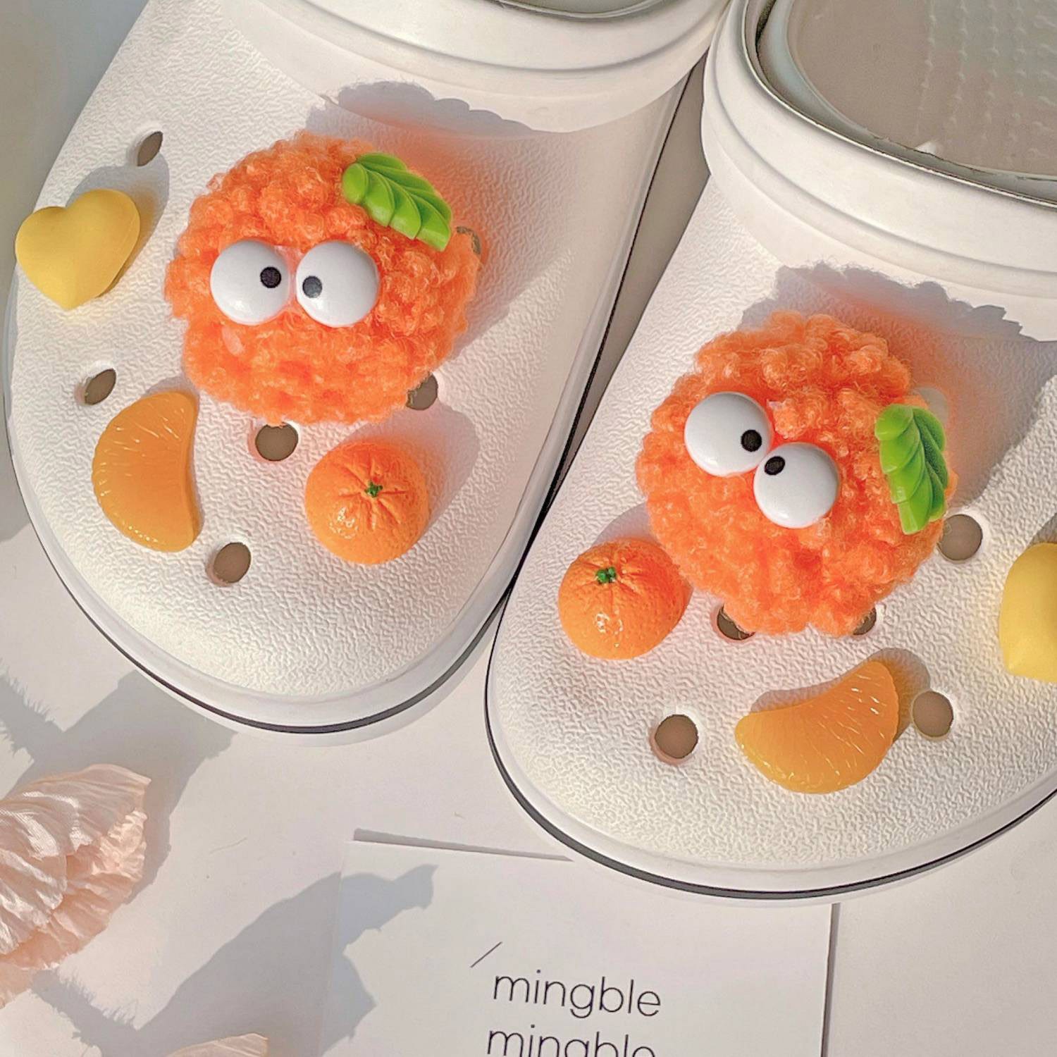 감귤 뽀글이 폼폼이 먼지 뽀글이 파츠 세트 9,400원