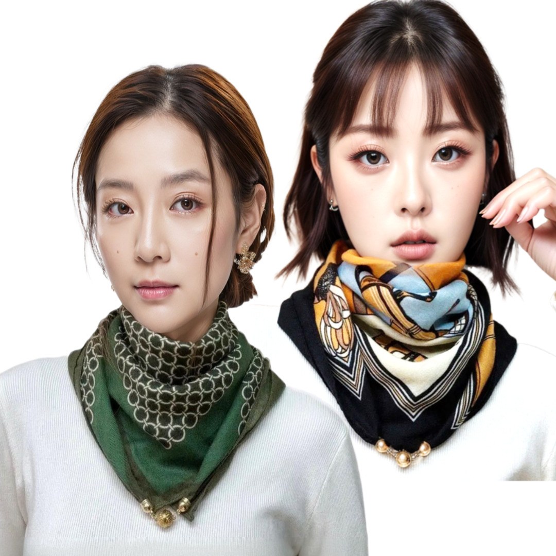 뉴블랑 여성 인기 편한 원터치 자석 스카프 간절기 봄 가을 필수템 데일리용 14,500원