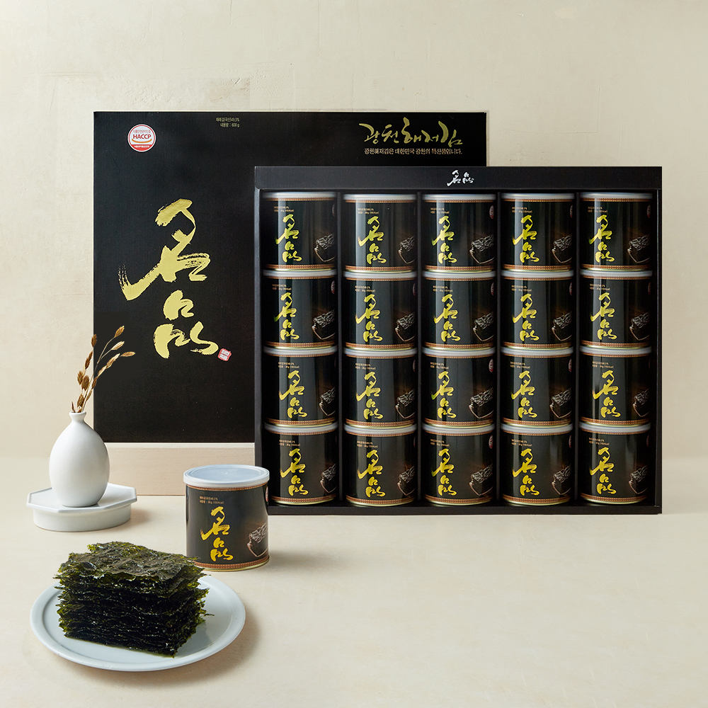 [로켓프레시] 광천해저김 명품선물세트 4-20호 + 쇼핑백, 1개 120,000원