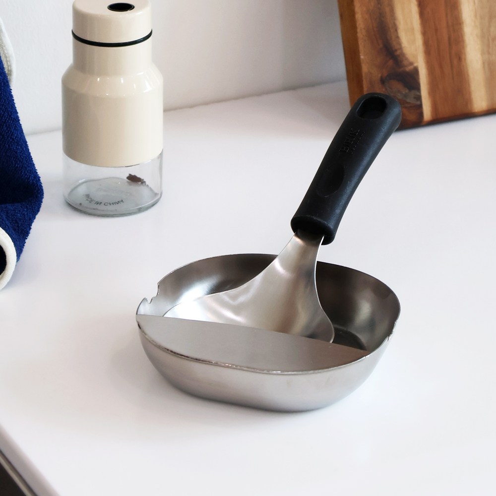 이지유 304스텐 조리도구 받침대 국자 받침 주방 다용도 거치대, 1개, 실버 8,800원