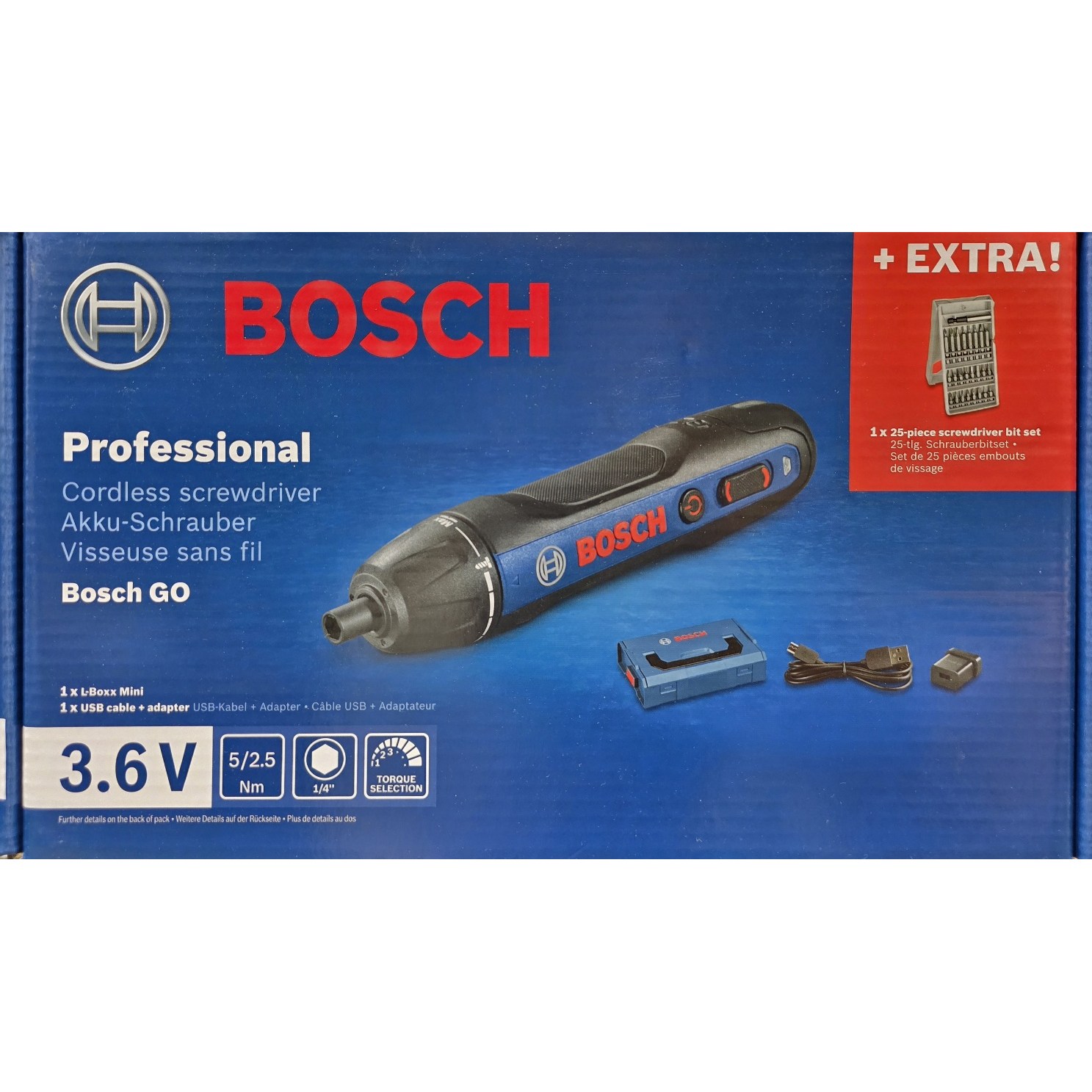 보쉬고 충전스크루드라이버 BOSCH GO 스크루비트 62,280원