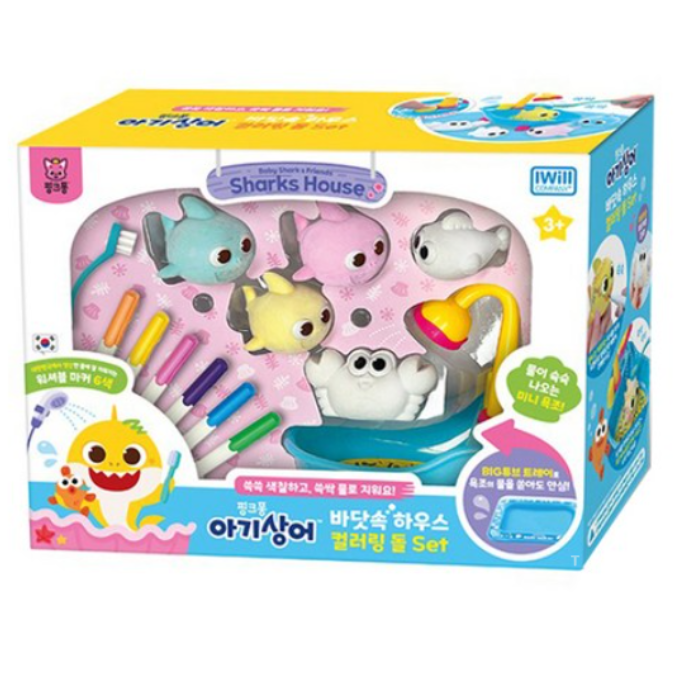핑크퐁 아기상어 바닷속 하우스 컬러링 돌 세트 83,700원