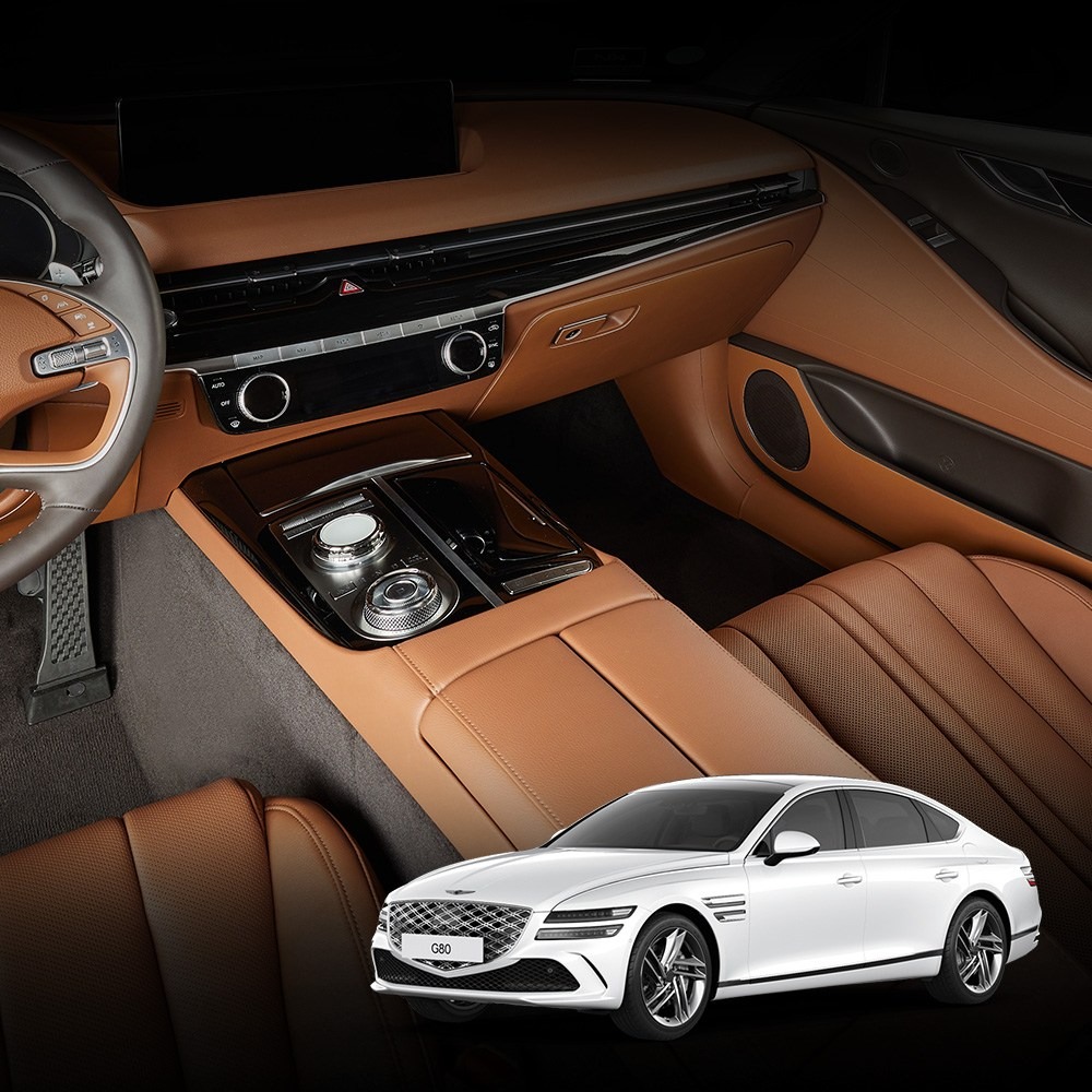 메이튼 제네시스 G80 튜닝 도어커버 가죽 순정 컬러 SC 28,000원