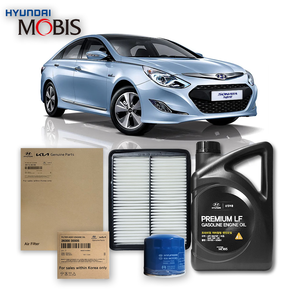 YF 쏘나타 2.0 하이브리드 11-14년식 순정엔진오일 3종세트, 4L, 1개 88,680원