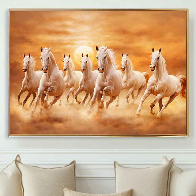 [웅장한 질주] 말그림액자 돈들어오는 거실 액자 성공운 사업운 개업선물 24,900원