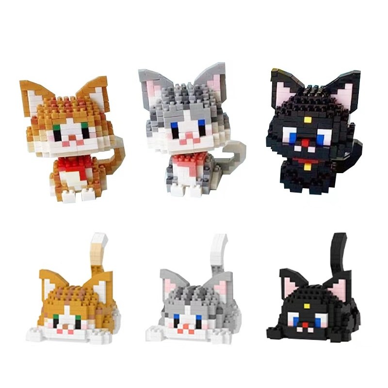 심아트 미니블럭 고양이 시리즈 3종, 혼합, 1개 16,000원