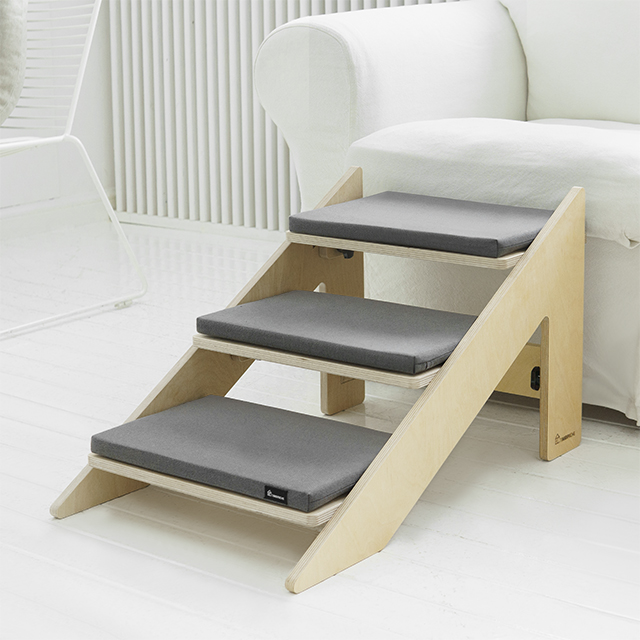 팀비리체 더블스텝 그레이 3단 4단 원목 계단 184,000원