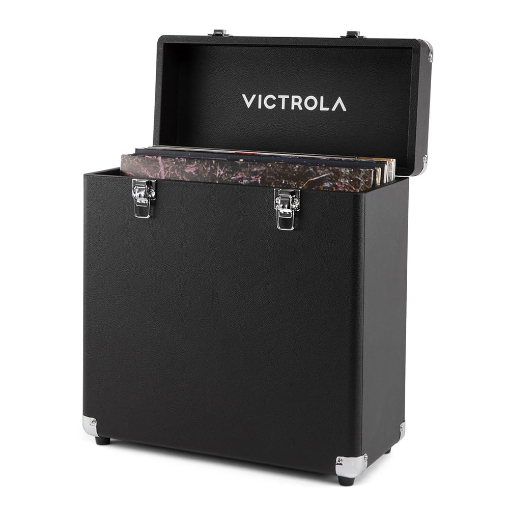 빅트롤라 컬렉터 II 2026 모델 u2013 비닐 레코드 보관 케이스 u2013 30개 이상의 비닐 턴테이블 레코드, 튼튼한 하드웨어, 부드러운 내부 안감, 휴대용 손잡이 상자 135,900원