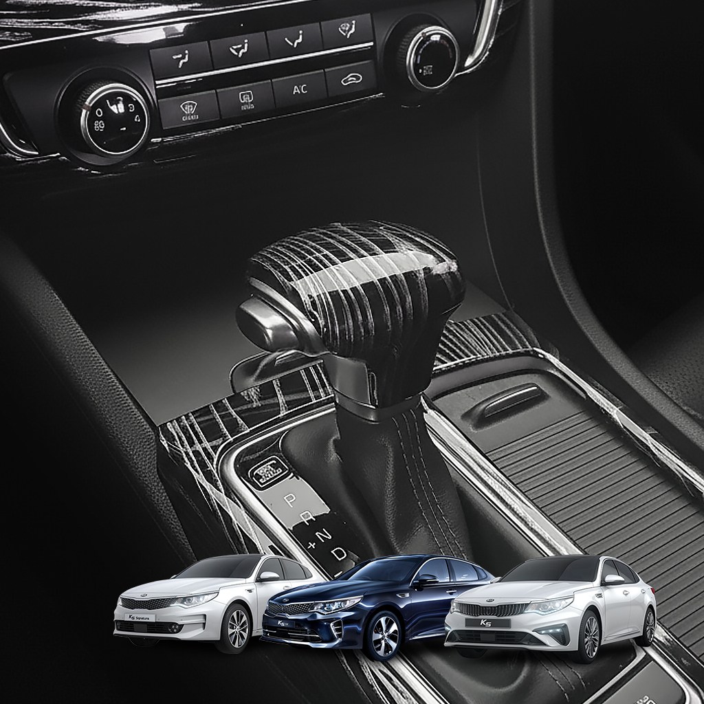 미켈라토 2세대 K5 튜닝 용품 실내 인테리어 우드 몰딩 커버 카본 (15.7~19.7), 8_블랙애쉬우드_기어봉커버1pcs, 기타 12,800원