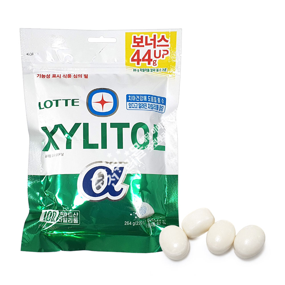 롯데제과 자일리톨 알파 오리지날 리필, 264g, 1개 19,980원