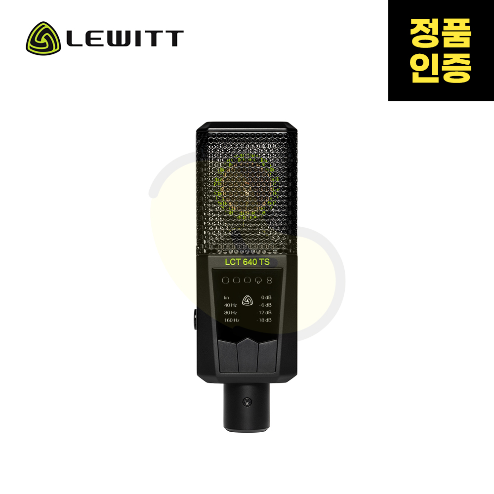 LEWITT(르윗) LCT640 TS 레코딩용 콘덴서 마이크, 블랙, LCT640 TS 790,000원