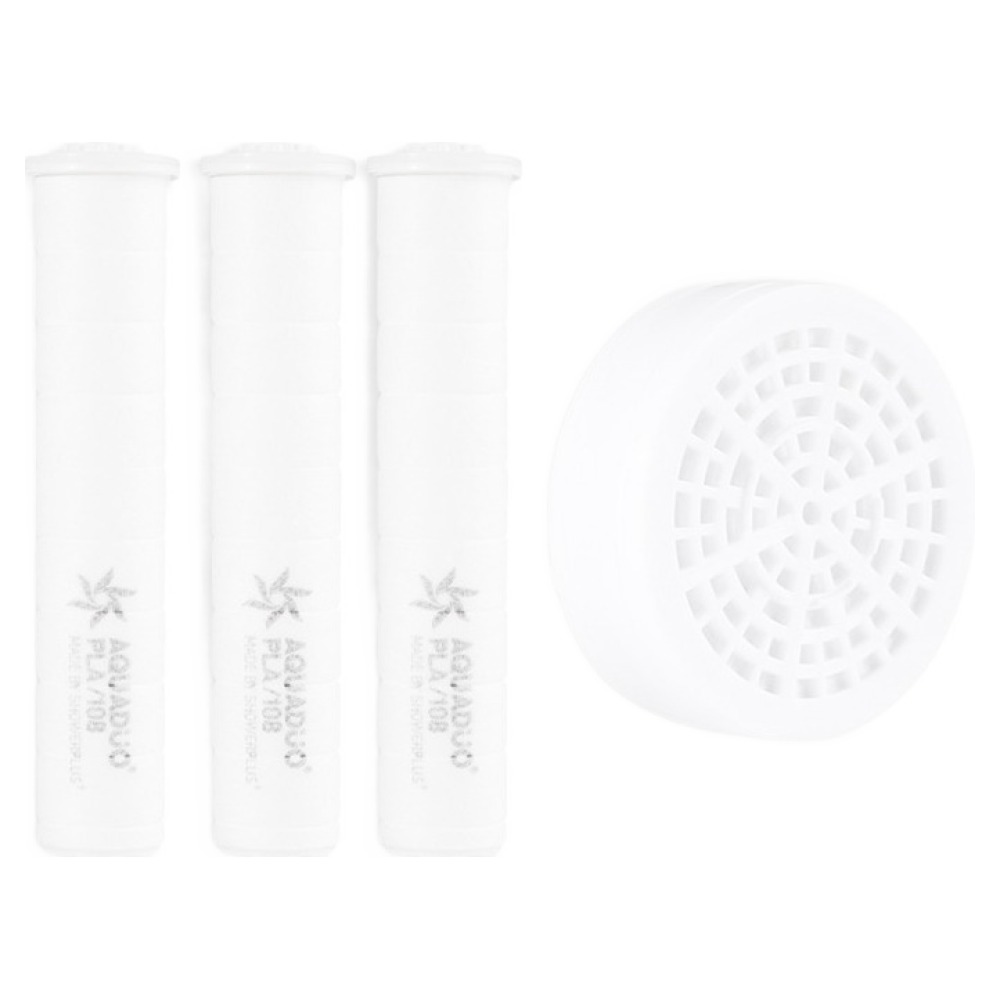 아쿠아듀오 블라썸 샤워기 PLA 리필필터 3p + 헤드필터 항균 세트 24,550원