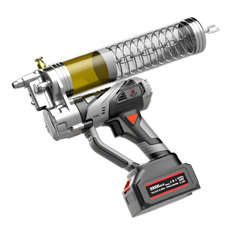 그라블루브 전문가추천 전동 구리스건 자동 구리스주입기 그리스 투명 충전식 무선 윤활유 카트리지 노즐 자동 말통, 배터리 1개 138,000원