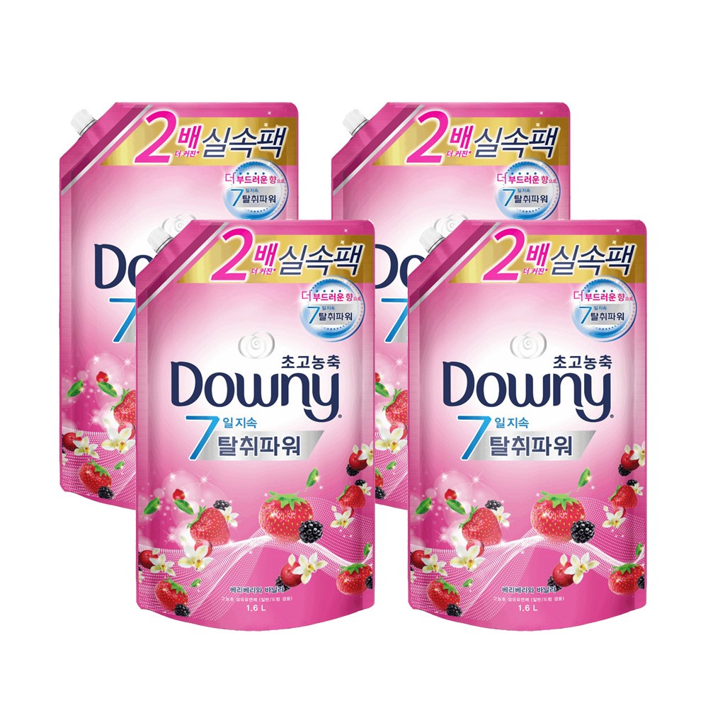 다우니 7일 지속 핑크 목련과 베리  리필1.6LX4개 32,900원