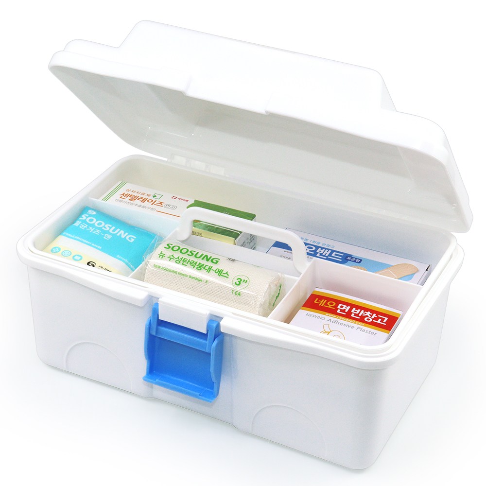 [케이솔루션컴퍼니] 구급상자 구급함 세트 가정용 관공서 응급용품, 1세트 35,800원