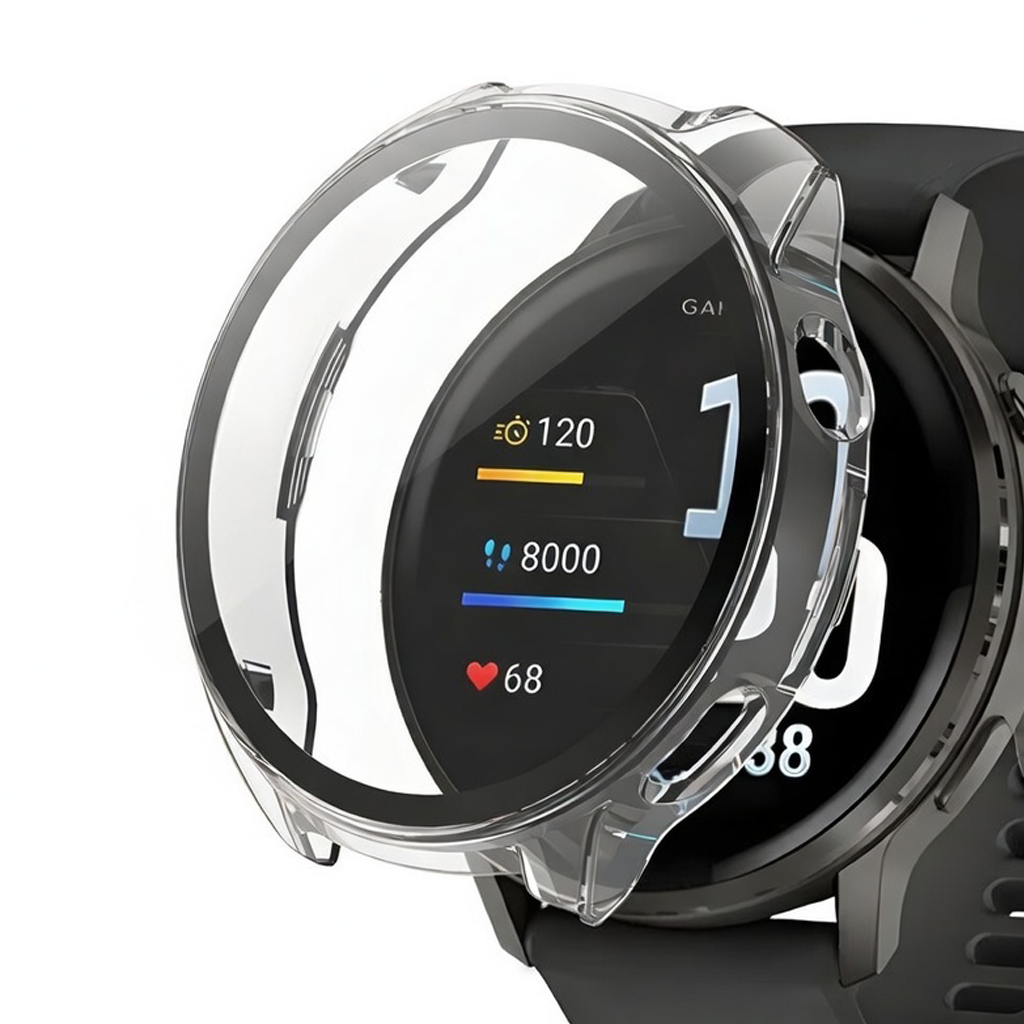 가민 베뉴4 호환 강화유리 풀커버 케이스 일체형, 1개, 투명 10,900원