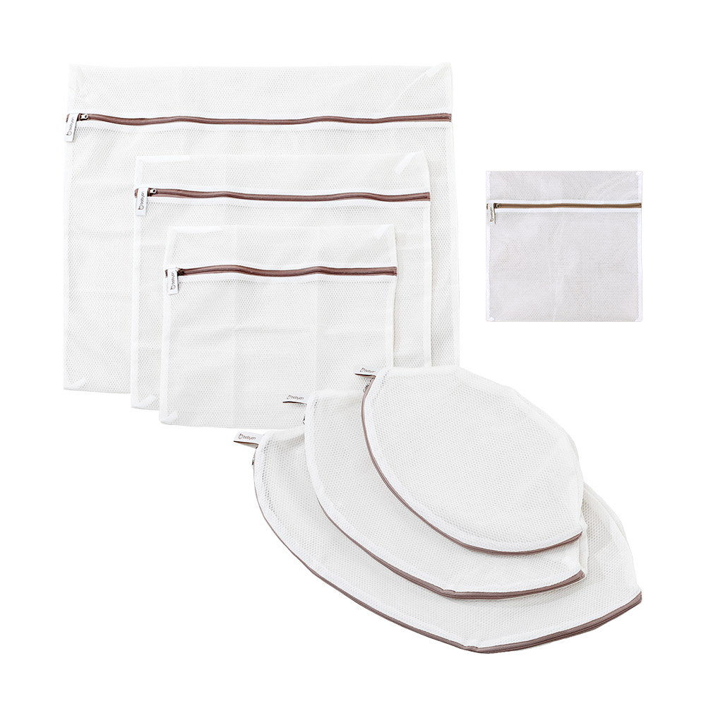 베이비앙 연베이지 무형광 프리미엄 2중필터 아기 세탁망 모음전(사각3종세트/원형3종세트/사각특대형), 1개 16,900원