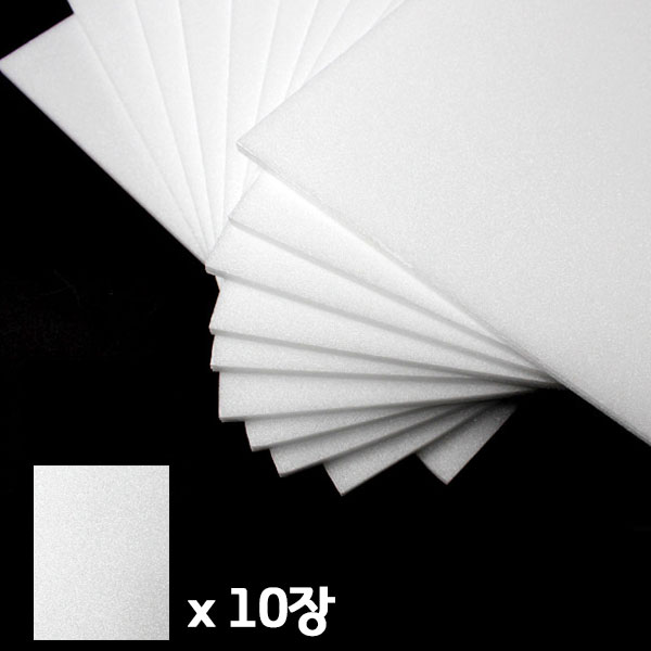 (재미스쿨) 비접착 원단 우드락 A4 21X30cm 5T(5mm) 10장 우드보드 6,900원