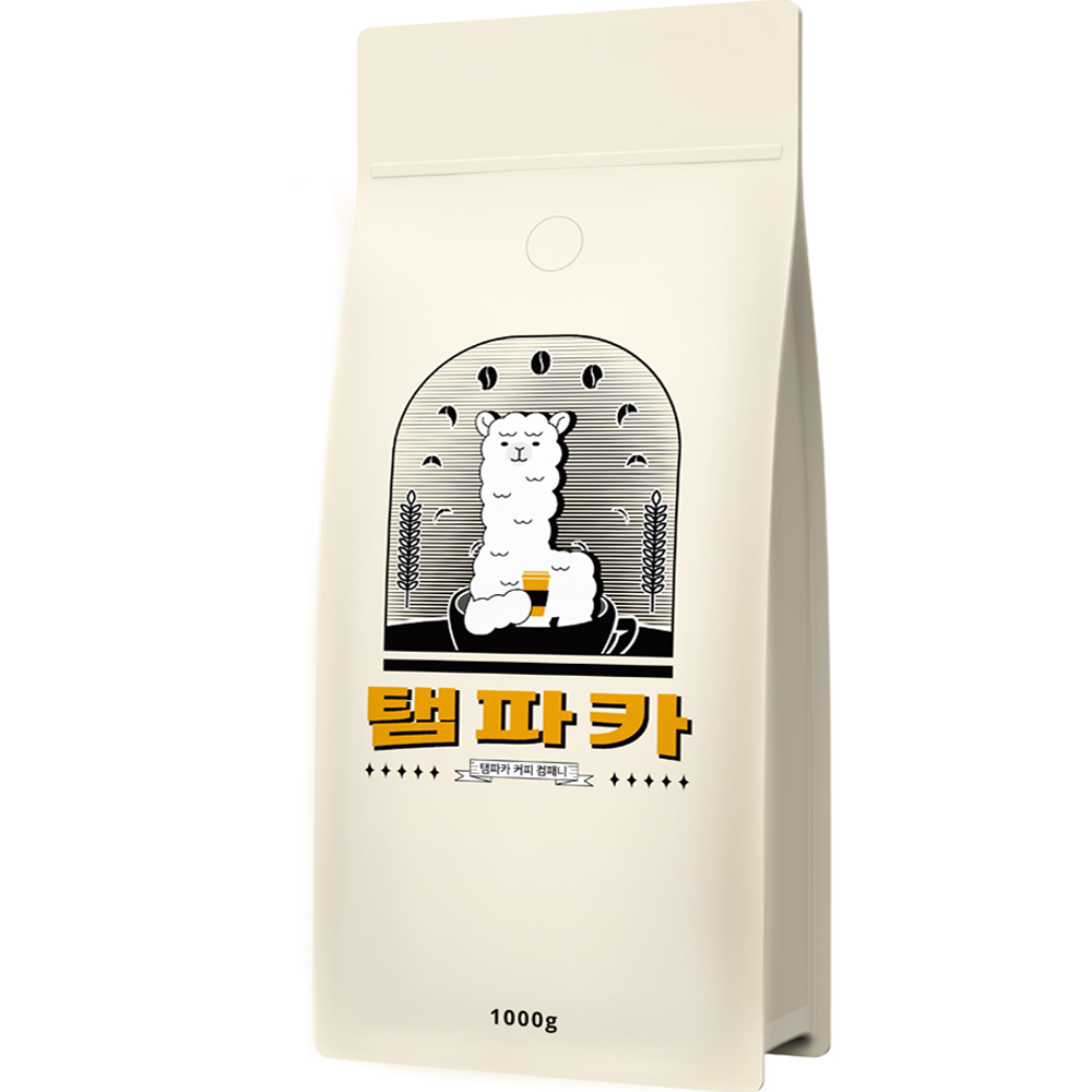 탬파카 콜롬비아 수프리모 후일라 커피 원두, 홀빈(분쇄안함), 1kg, 1개 33,850원