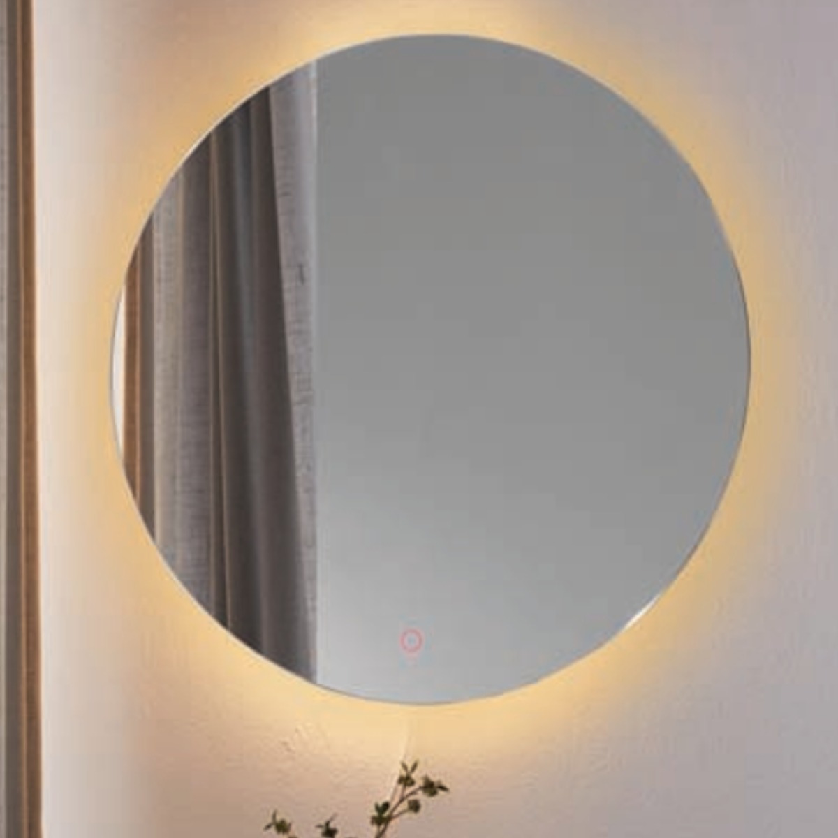 삼성 LED 벽걸이 욕실 카페 매장 옷장 거실 인테리어 원형 타원형 간접 조명 거울, 01. LED 원형 거울 119,000원