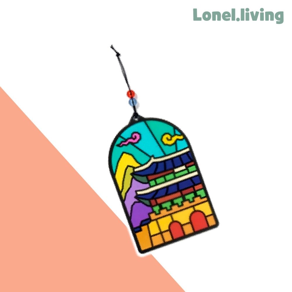 로넬리빙 민화샵 조각스티커 썬캐쳐 경복궁 S250038D 1개 창문햇빛 인테리어장식 2,910원