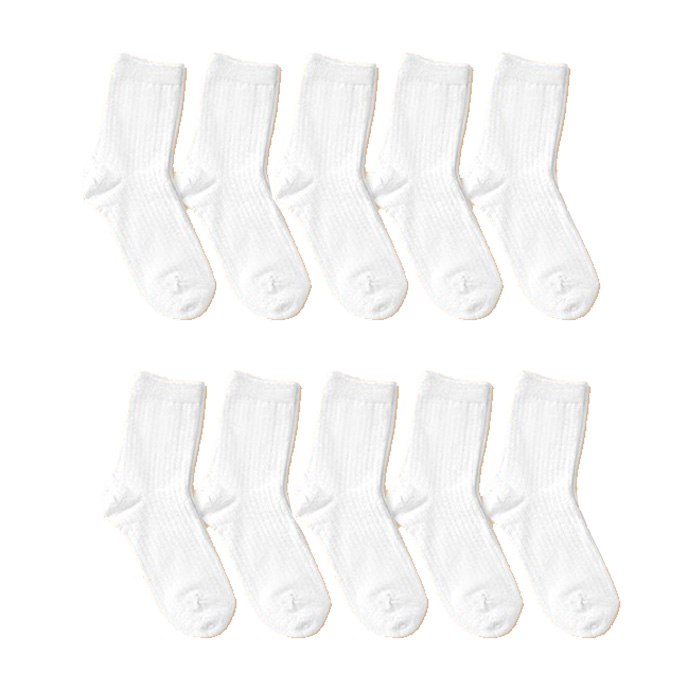 마른파이브 국내산 남성 여성 공용 중목 골지 양말 10켤레 세트 19,700원