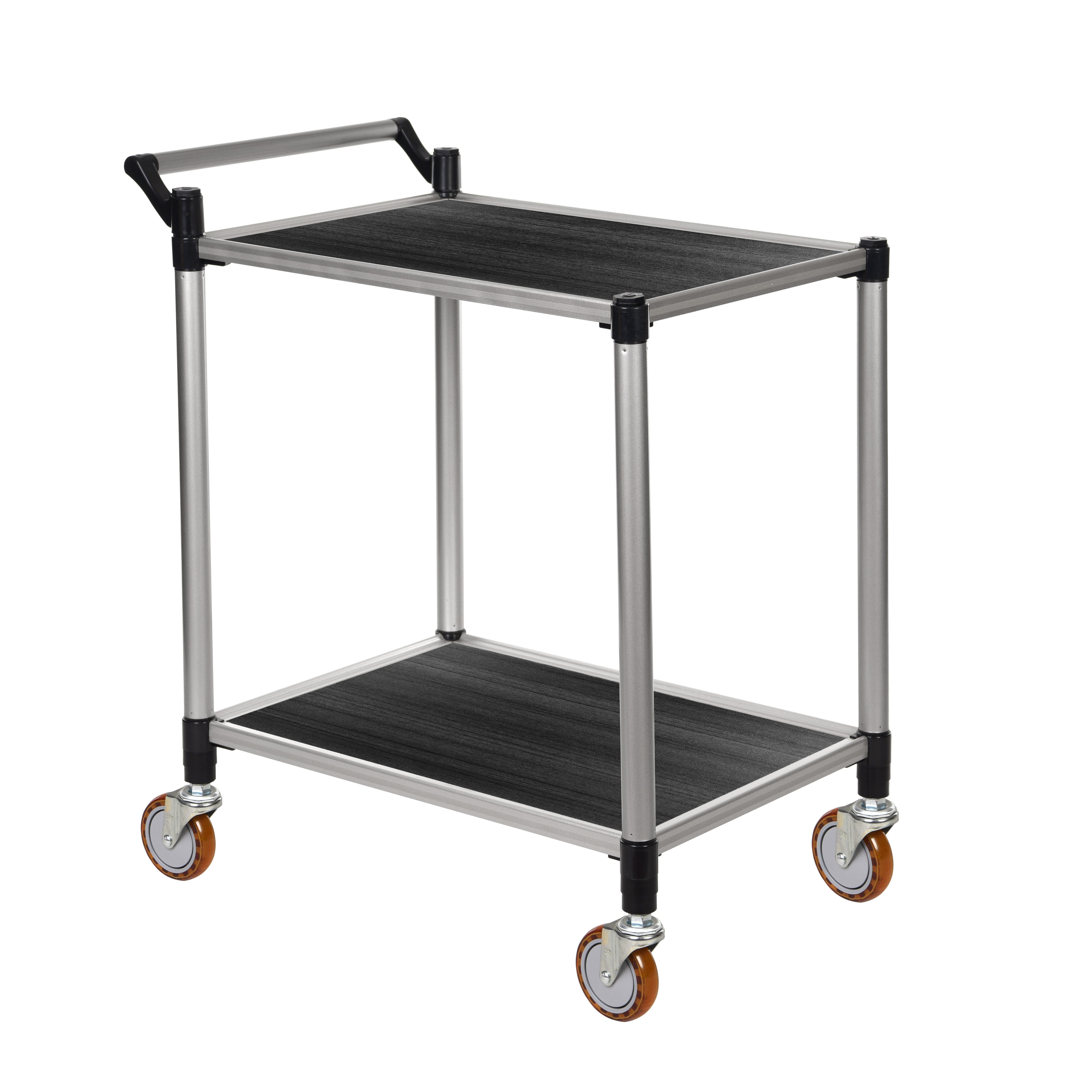 티렉스 프리미엄 우드 블랙 서빙카트 2단 대형, 기본형, 1개, 블랙우드 2단대형 120,000원