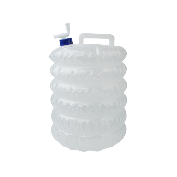 가벼운 접이식 물통 15L 캠핑용물통 야외 자바라물통 낚시 등산 약수통 생수병 6,350원