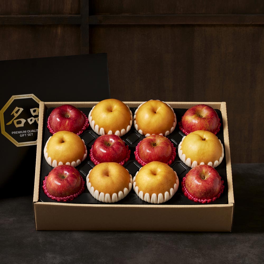 [맛딜] 사과 배 혼합선물세트 2호 5kg (사과6,배6과) 76,900원