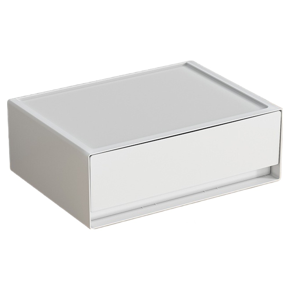 씨엠케이 심플 깔끔 데스크 수납장 1단, 화이트, 1개 7,980원