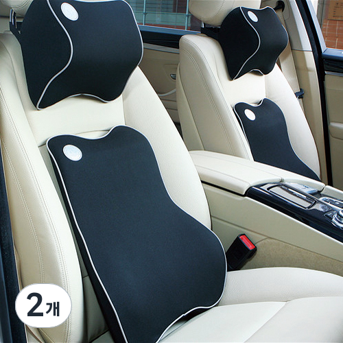 킨톤 차량용 베이직 메모리폼 목 허리쿠션세트 55,800원