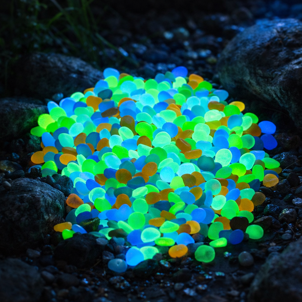 샤이닝 소형 조약돌 야광자갈 450p세트(컬러믹스), 450개, 컬러믹스 7,900원