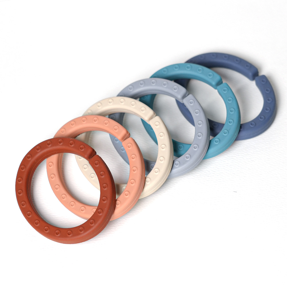 마더케이 유아용 실리콘 치발기 고리 6종 세트 13,830원