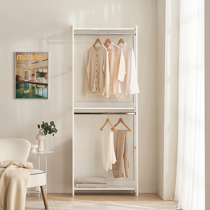 삼익가구 로우디 시스템 옷장 드레스룸 800 2단 행거형 방문설치 109,900원